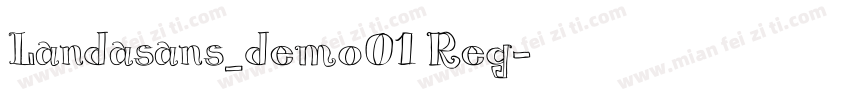 Landasans_demo01 Reg字体转换